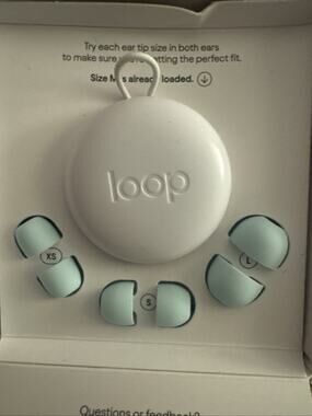 NEW Loop Quiet 2 Ear Plugs for Noise Reduction Mint 14 Rating Open Box